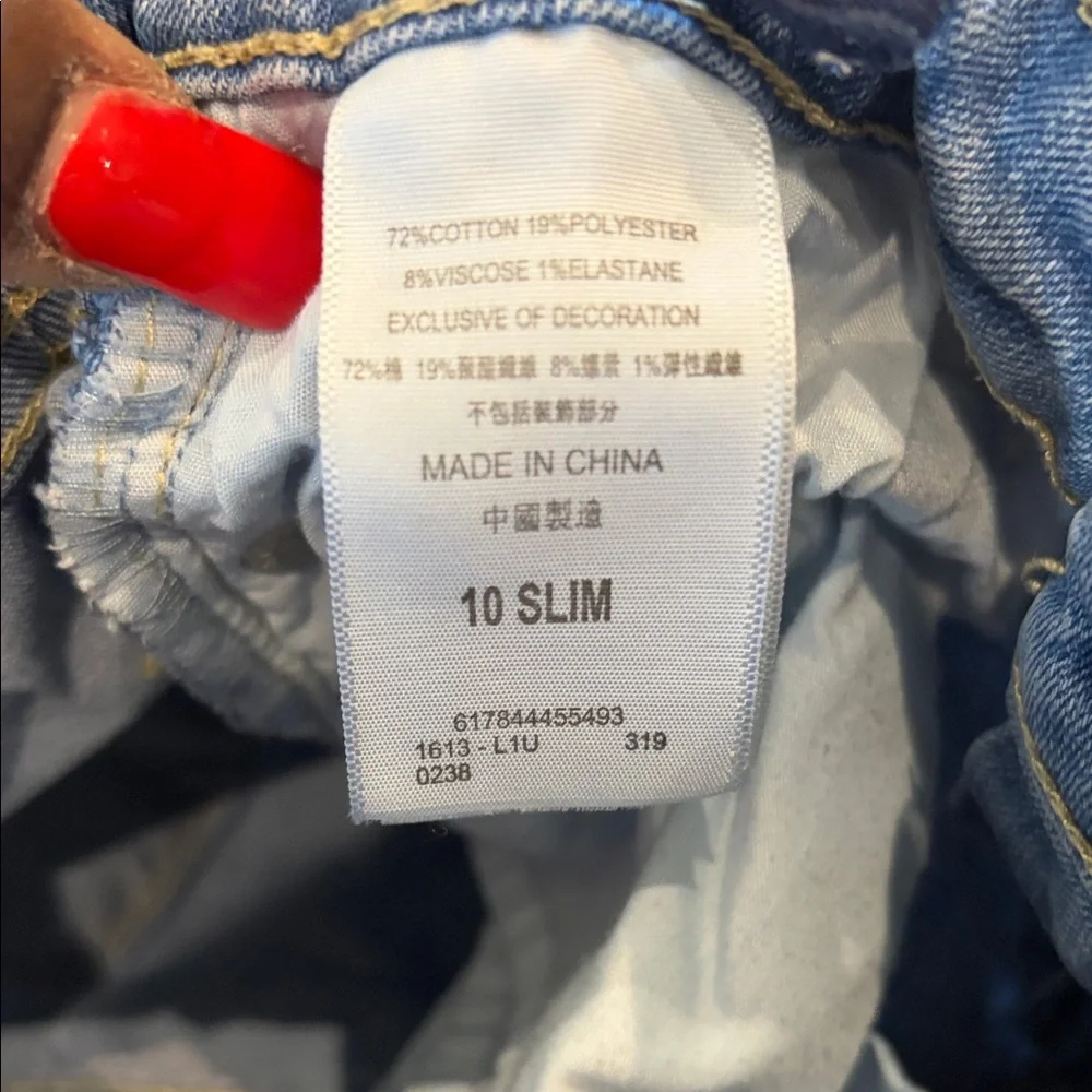 Levi's Girl’s Sky Blue Skinny Jeans - Picture 2 of 8